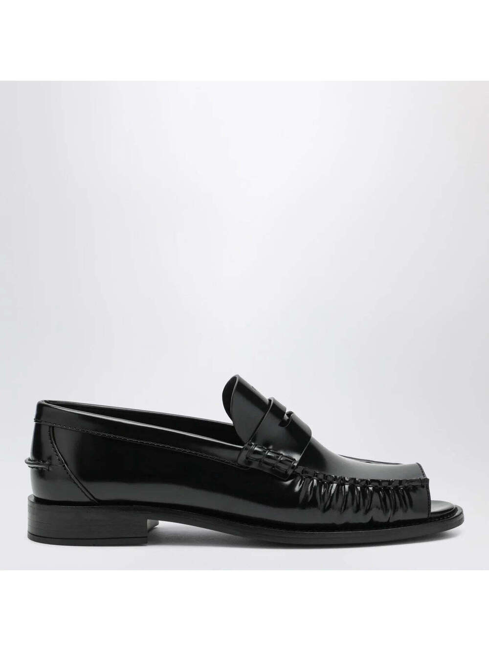 Prada Peep-Toe Loafer (120)(PLEASE REQUEST YOUR SIZE BEFORE PURCHASING)